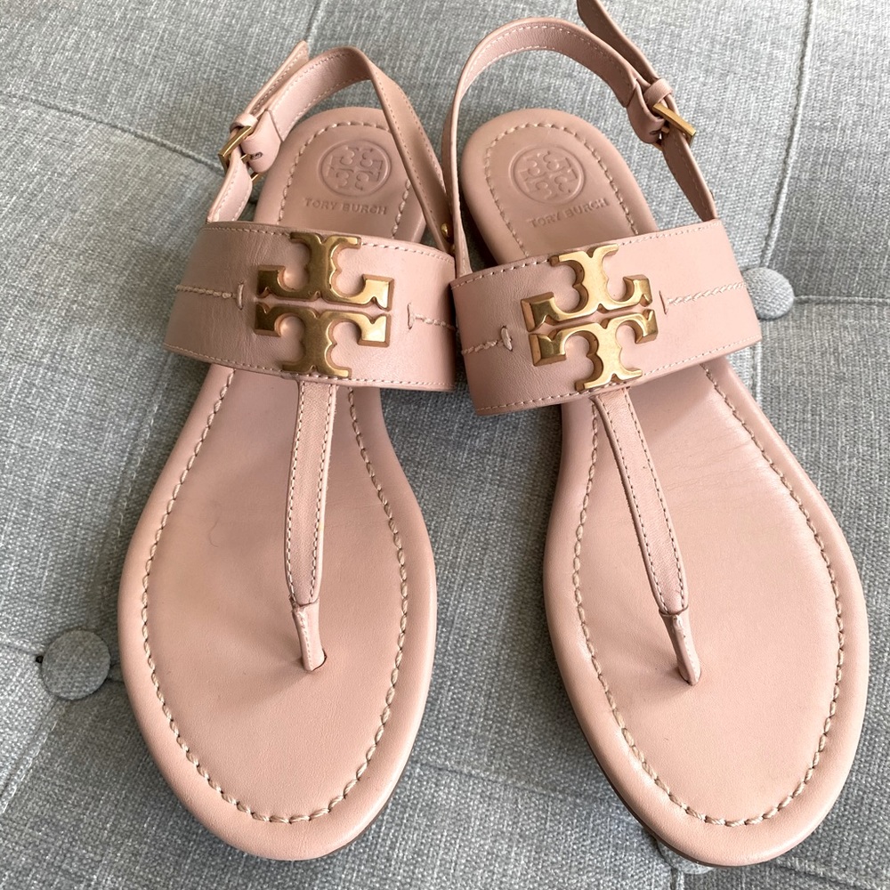 Brand new - Tory Burch Everly T Strap Sandal - 7 - Pink